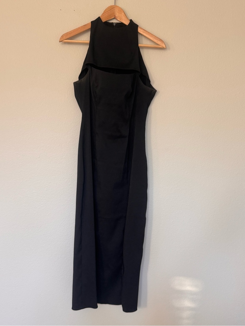 ASOS Black Cutout Midi Dress